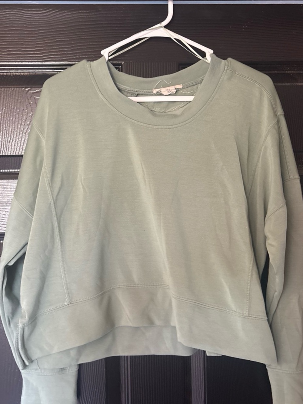 Relaxed Crewneck Sweatshirt - Sage Green